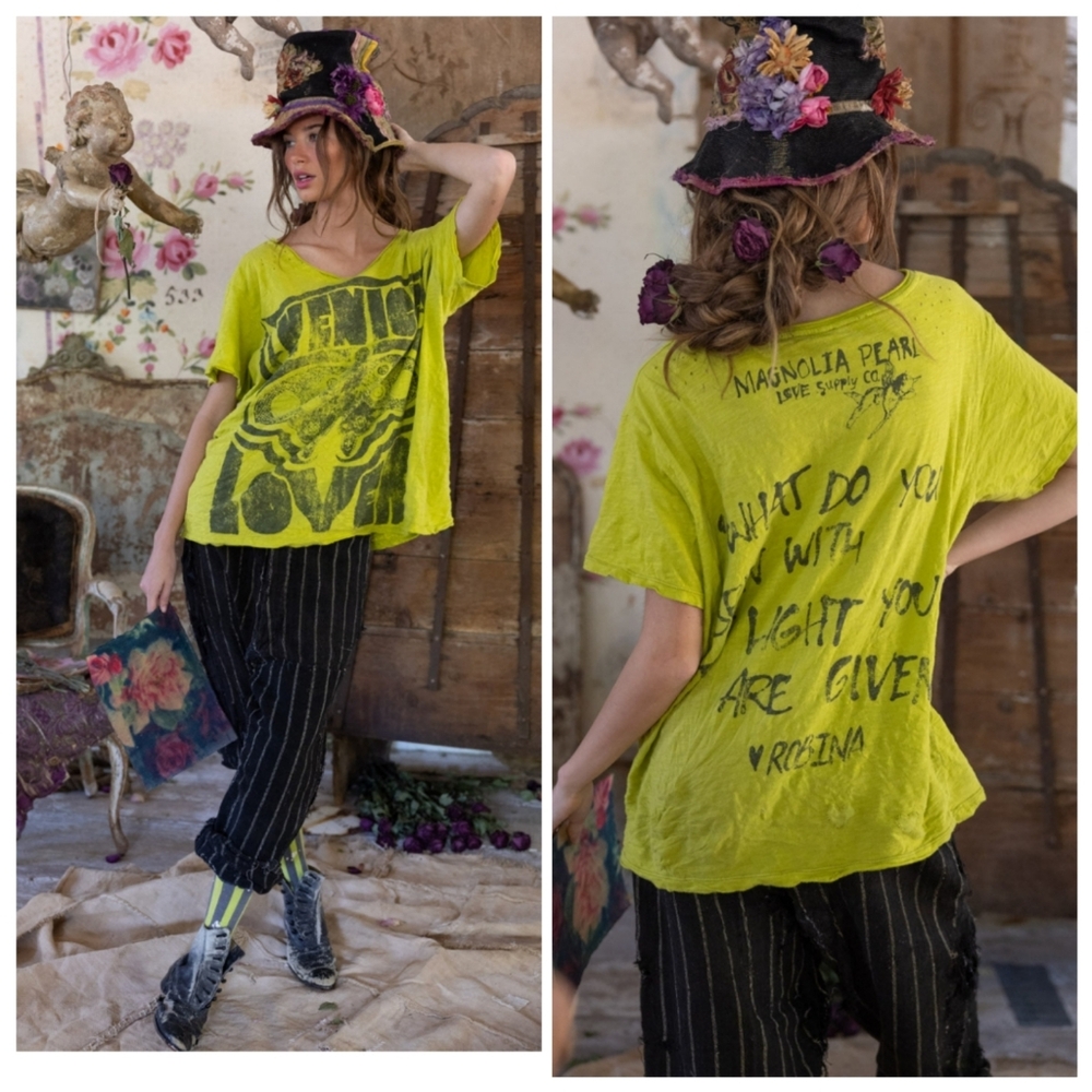 🆕️Magnolia Pearl Venice Lover Butterfly Tee One size Hobo Chic Gypsy Bohemian